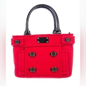Kate Spade New York Beantown Quinn Tote Holidays Christmas Wool Jacket Button